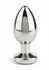 Mr. Steel Jeweled Plug Small Stainless Steel with Gemstone Base