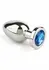 Mr. Steel Jeweled Anal Plug Small Stainless Steel Gem Base