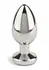 Mr. Steel Jeweled Anal Plug Small Stainless Steel Gem Base
