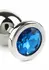 Mr. Steel Jeweled Anal Plug Small Stainless Steel Gem Base