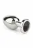 Mr. Steel Jeweled Plug Small Stainless Steel with Gemstone Base