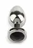 Mr. Steel Jeweled Plug Small Stainless Steel with Gemstone Base