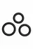 FORTO F-39 Trio Silicone Support Ring Set Black 3 Sizes