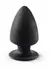 Silex-D Plug Model 1 Xsmall Black - Thermo-Reactive Silicone, Compact Size