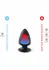 Silex-D Plug Model 1 Xsmall Black - Thermo-Reactive Silicone, Compact Size