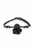 Fetish & Fashion Kristine Gag Adjustable PU Ball Gag Black