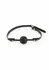 Fetish & Fashion Carol Gag Adjustable PU Ball Gag Black