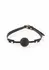 Fetish & Fashion Janice Gag Adjustable PU Ball Gag Black
