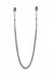 NS Novelties Nipple Clamps DC3 Adjustable Silicone-Tipped Metal Clips