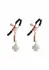 NS Novelties Bound Adjustable Nipple Clamps G4 Nickel-Free Silicone Tips