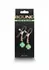 NS Novelties Bound Adjustable Nipple Clamps G4 Nickel-Free Silicone Tips