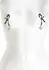 NS Novelties Bound G4 Adjustable Nipple Clamps, Silicone Tips, Metal