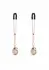 NS Novelties Nipple Clamps G1 Adjustable Metal with Silicone Tips