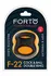 FORTO F-22 D Ring Medium Black Premium Silicone System