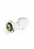 Crystal Desires Rainbow Gem Medium Borosilicate Plug Colorful Design