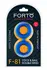 FORTO F-81 Double Ring 51mm Blue Premium Silicone System