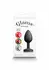 Glams Xchange Round Small Silicone Plug with Interchangeable Gems