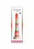 Colours Stacked 9 Inch Silicone Model, Tri-Colored, Satin Finish