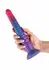 Colours Stacked 9 Inch Silicone Model, Tri-Colored, Satin Finish