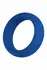 FORTO F-64 Wide Silicone Support Ring Small Blue 40mm