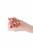 Rear Assets Clover Chrome-Plated Aluminum Plug Medium Pink Gem