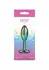 Rear Assets Clover Chrome-Plated Aluminum Plug Medium Pink Gem