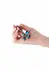 Rear Assets Clover Chrome-Plated Aluminum Plug Medium Pink Gem