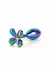 Rear Assets Clover Chrome-Plated Aluminum Plug Medium Pink Gem