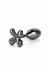 Rear Assets Clover Chrome-Plated Aluminum Plug Medium Pink Gem