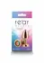 NS Novelties Rear Assets Petite Chrome-Plated Aluminum Plug Pink Gem