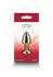 NS Novelties Rear Assets Petite Chrome-Plated Intimate Plug Silver