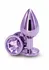 NS Novelties Rear Assets Medium Chrome-Plated Aluminium Plug