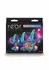 Rear Assets Trainer Kit Heart Chrome-Plated 3-Piece Set Silver