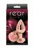 Rose Buttplug Medium Chrome-Plated Aluminum Visual Accent