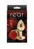 Rose Buttplug Small Chrome-Plated Aluminum Intimate Accessory
