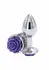 Rose Buttplug Small Chrome-Plated Aluminum Intimate Accessory