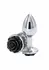 Rose Buttplug Small Chrome-Plated Aluminum Intimate Accessory