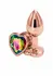 Rear Assets Rose Gold Heart S - Compact Rose Gold Intimate Plug