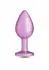 Iridescent Pink Medium Chrome-Plated Aluminum Intimate Plug