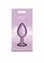 Iridescent Pink Medium Chrome-Plated Aluminum Intimate Plug