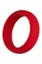 FORTO F-64 Wide Silicone Ring Medium 45mm Red Premium Material