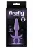Firefly Prince Small Silicone Plug Glow-in-the-Dark Blue