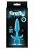 Firefly Prince Small Silicone Plug Glow-in-the-Dark Blue