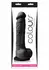 Pleasures Colours 8 inch Silicone Anatomical Model Black