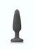 Colours Pleasures Small Plug Platinum Silicone Suction Base Black