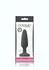 Colours Pleasures Small Plug Platinum Silicone Suction Base Black
