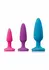 Colours Pleasures Trainer Kit Platinum Silicone Plug Set Multicolor