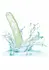 Naughty Bits I Leaf Glow-in-the-Dark Dong 20 cm Suction Cup Green
