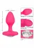 CalExotics Cheeky Gem Vibrating Probe Medium - Silicone, 10 Modes, Black