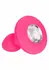 Cheeky Gem Vibrating Probe Small - Compact Silicone Model with Gem Base